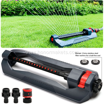 hot sale oscillating sprinkler Heavy Weight Base garden lawn sprinkler for farm and yard